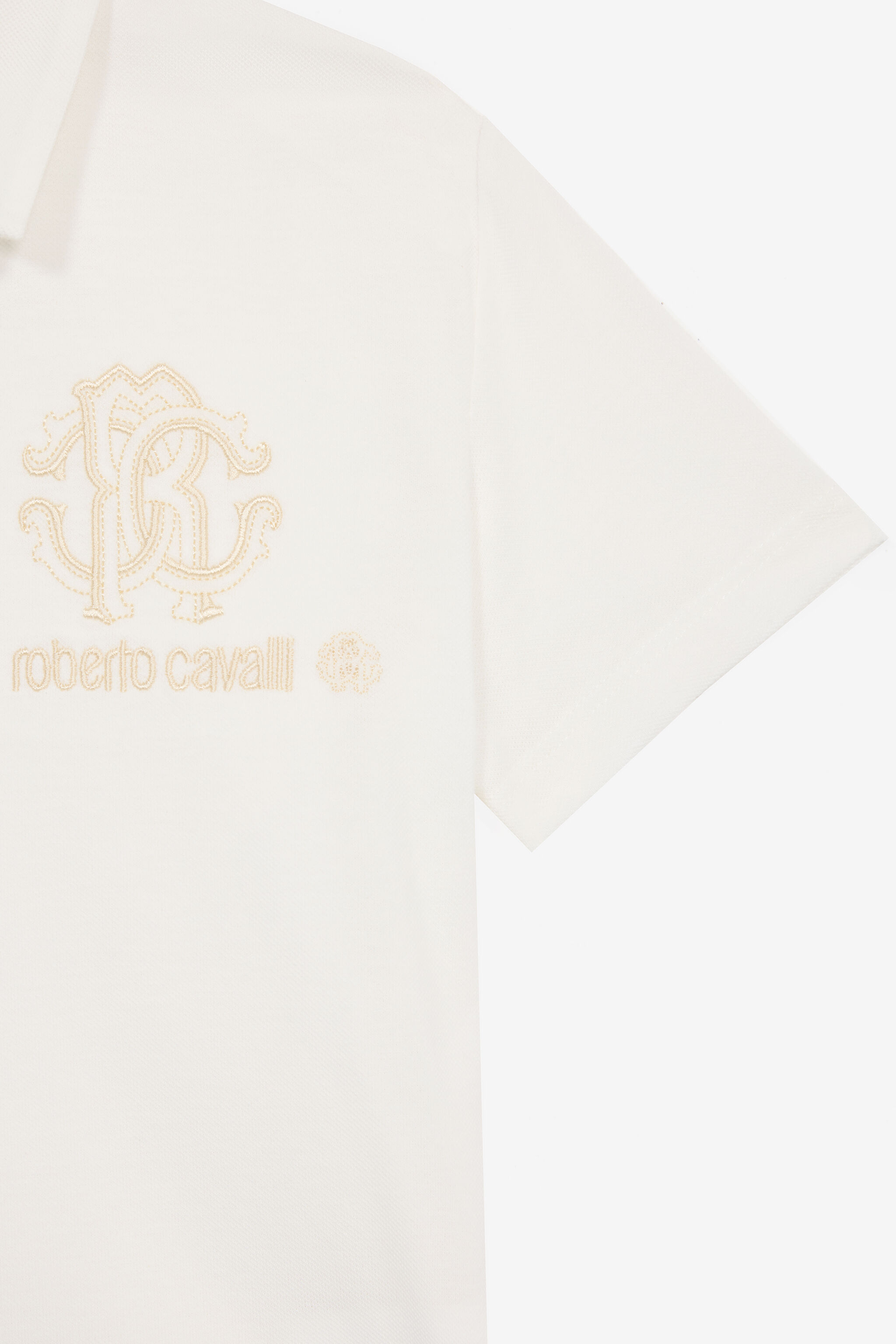 JU Polo Avec Monogramme RC Et Lettrage Blanc UJT64E-KB001