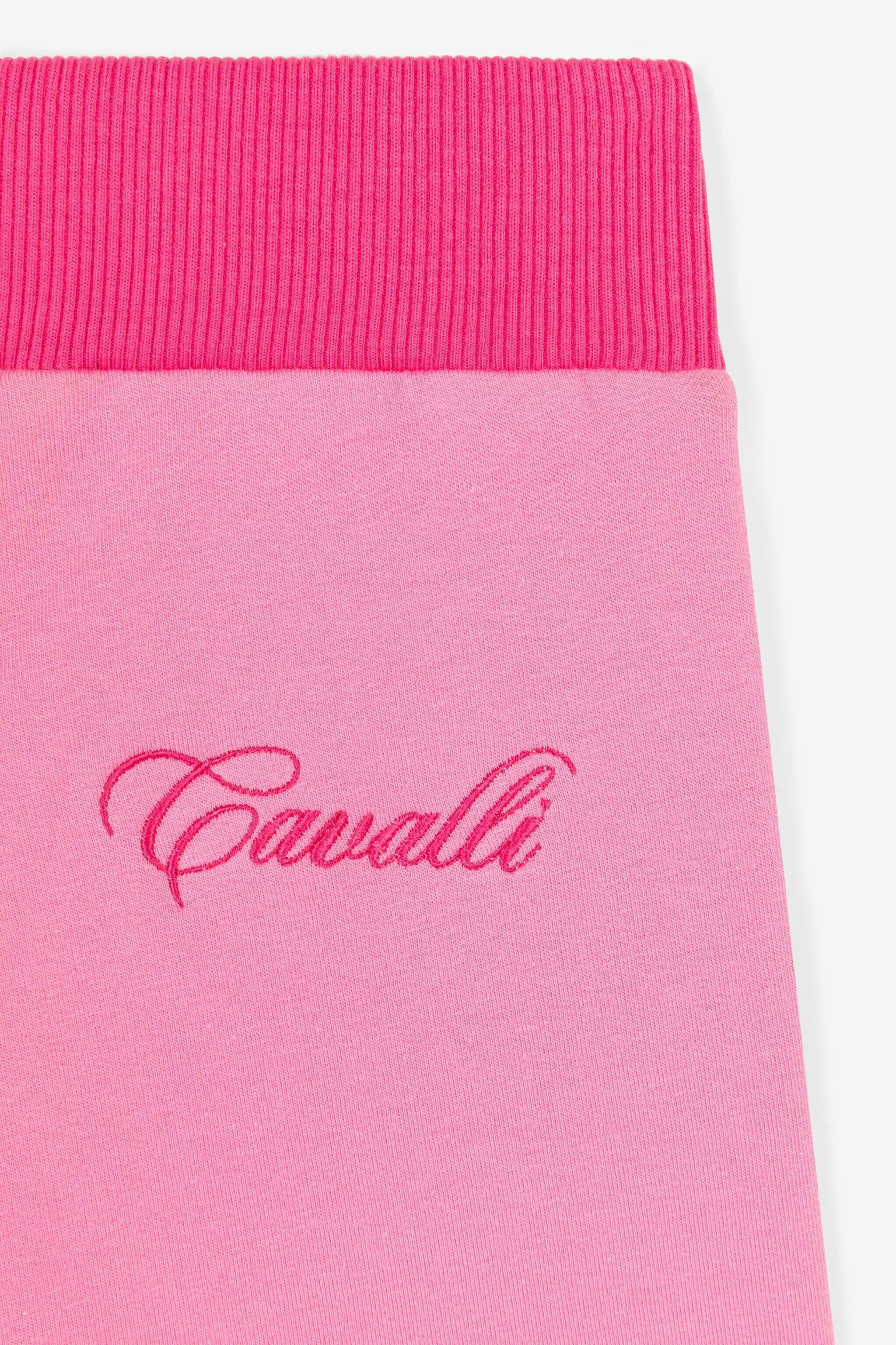 JU Python And Ocelot-Print Sweatpants Fuchsia PJT218-5OE40