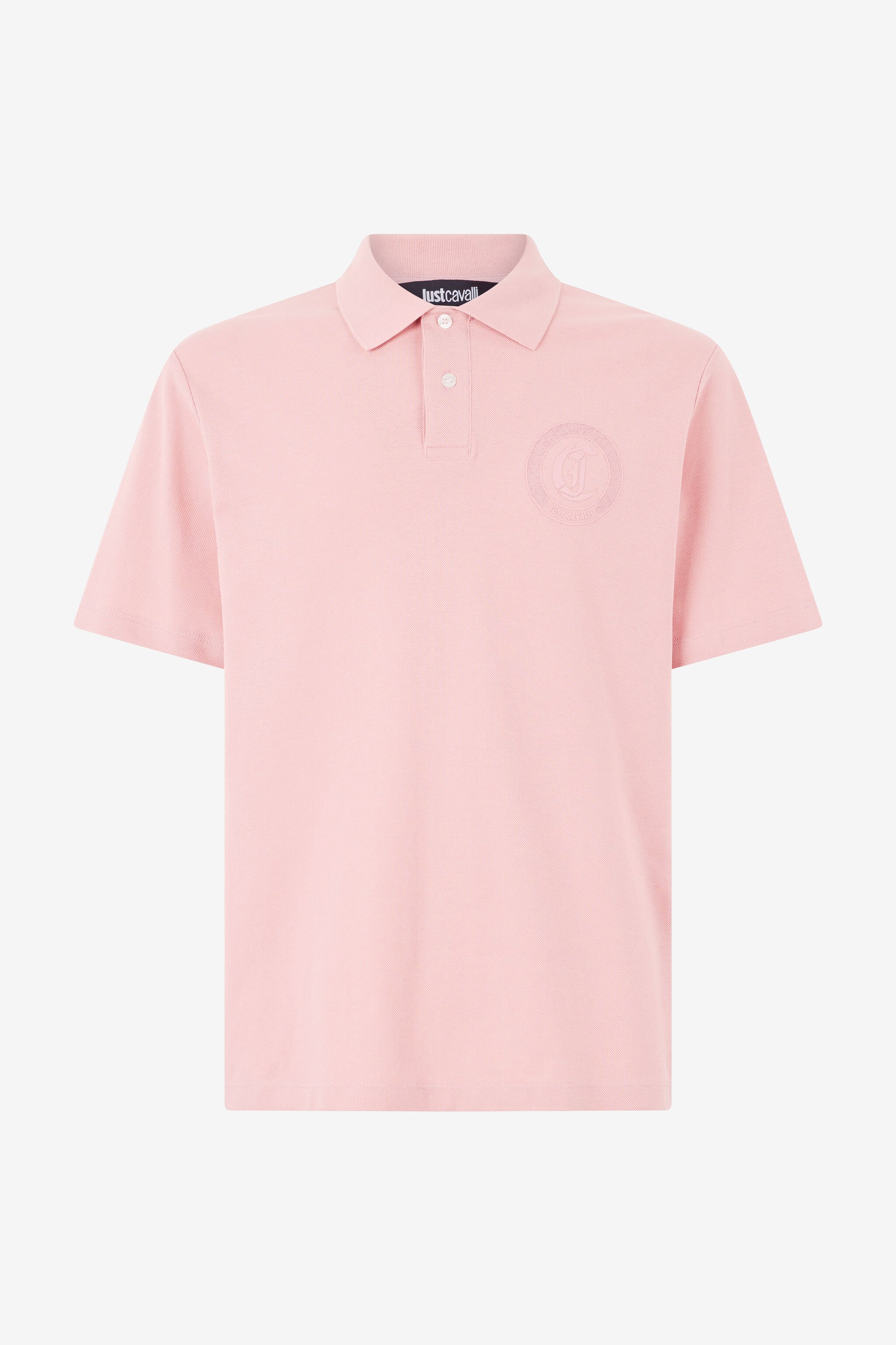 JC Polo Con Monograma JC Bordado Rosa UFT020-UF040