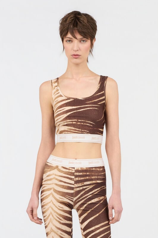 JC Natural Barb Print Top SABBIA WFT268-WF666