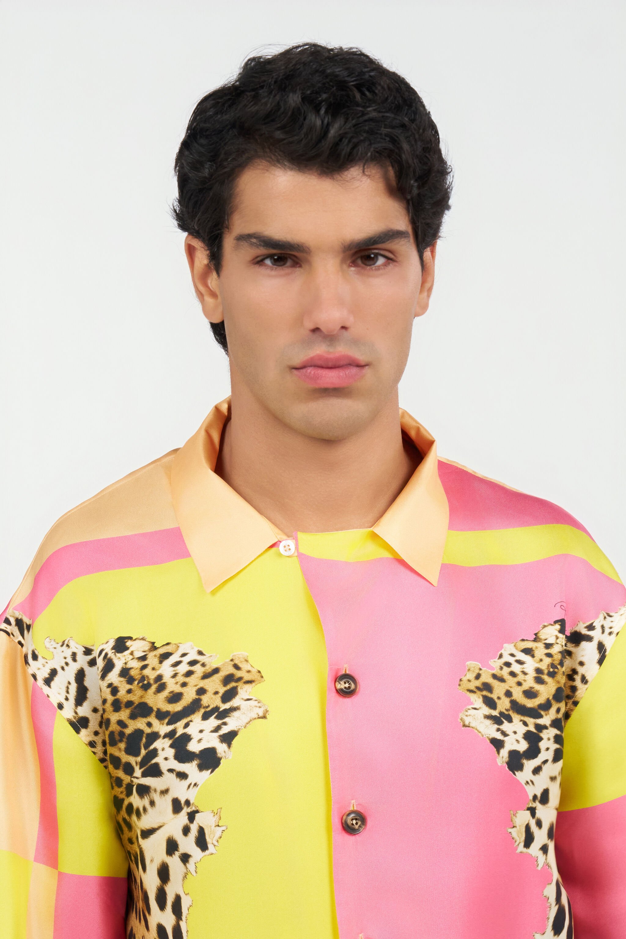 RC Chemise En Soie Imprimé Cavalli Pop MULTICOLOR WNT760-4QR33