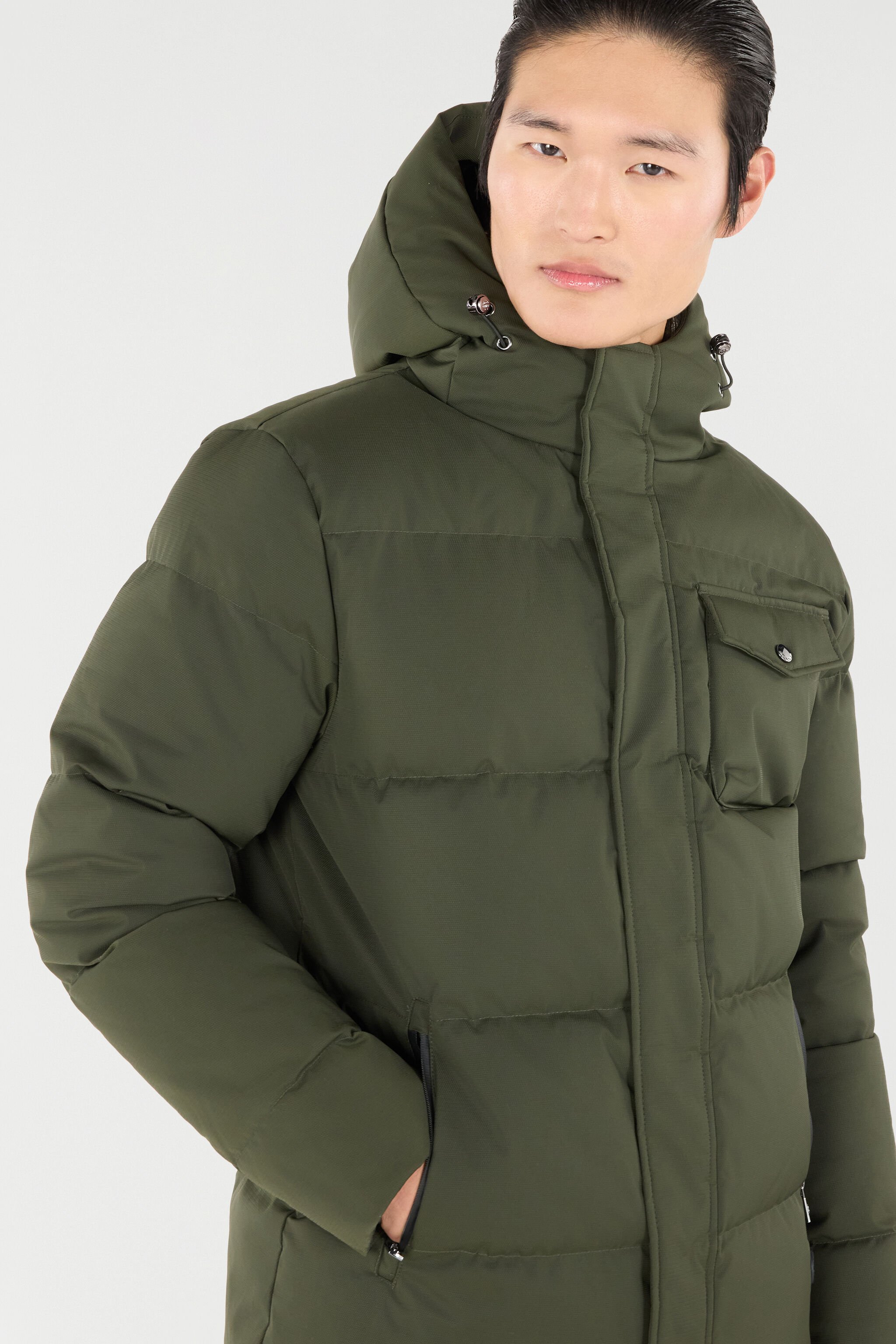 RC Piumino Trapuntato Con Taschino MILITARY GREEN OOT40F-DJ001