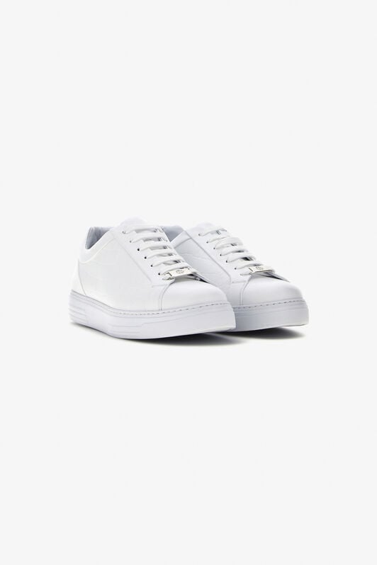RC Sneakers with Monogram RC White NOS00A-PZ966