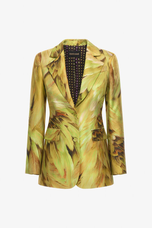 RC Plumage Print Blazer RC Plumage Print Blazer Light green SWT405-4QL71