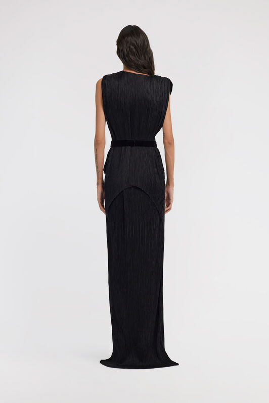 RC Long dress Nero TWT100-RD034