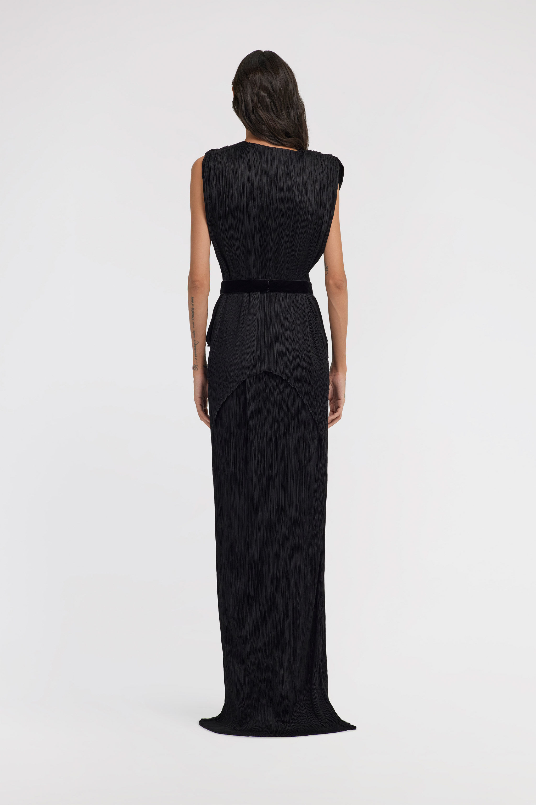 RC Long dress Nero TWT100-RD034