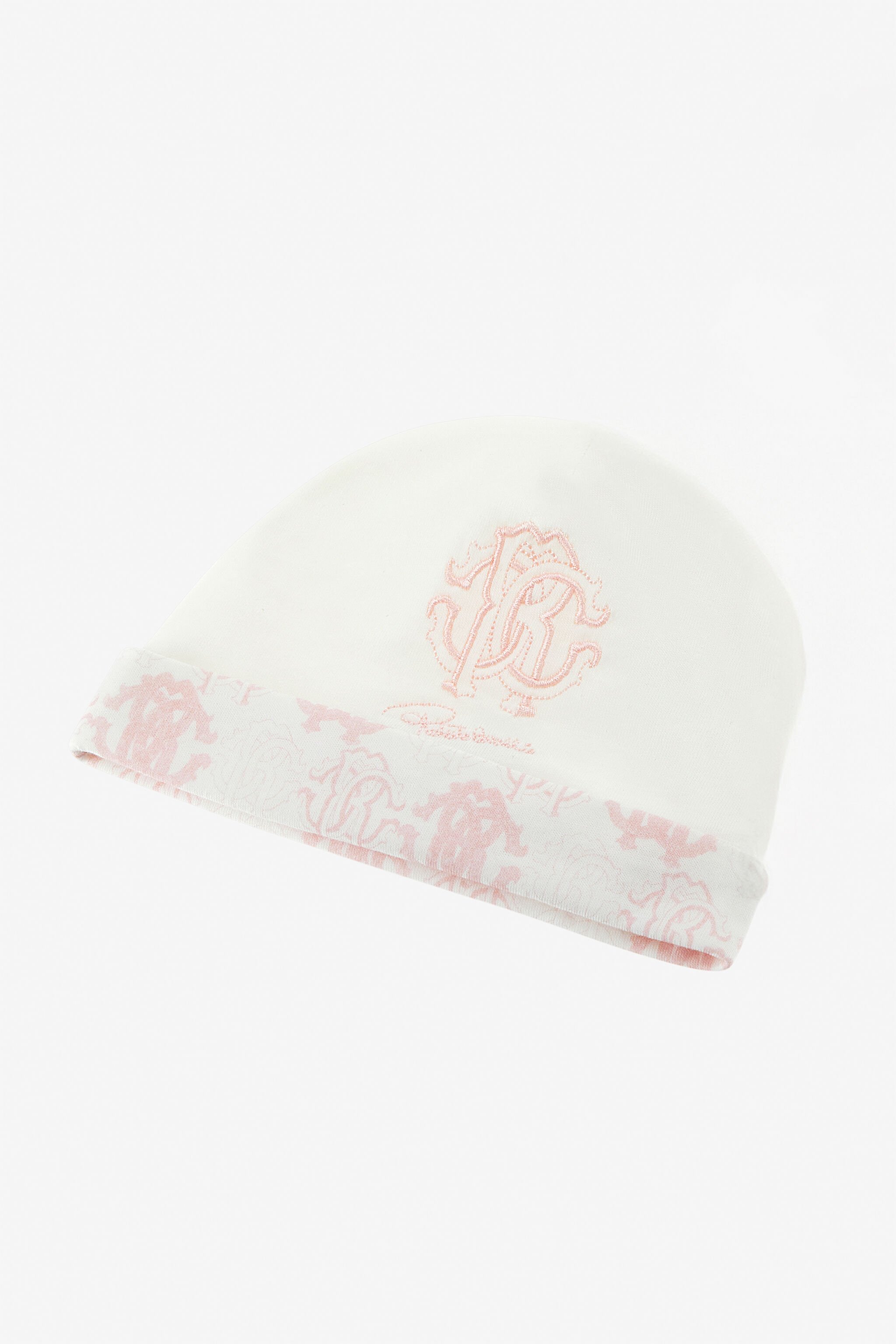 JU RC Monogram-Stickerei Babygrow-Set JU RC Monogram-Stickerei Babygrow-Set Rosa TJT803-JD001