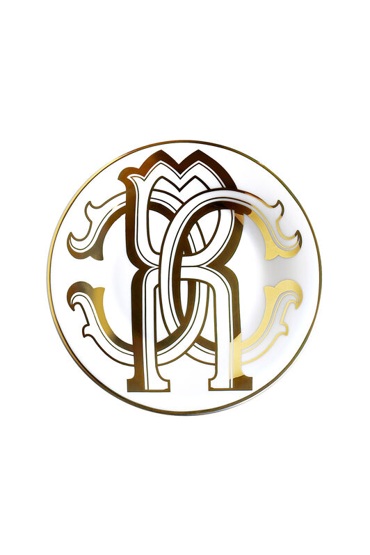 HO Monogram Gold 2 Bread Plates Set Gold RALA50-IA055
