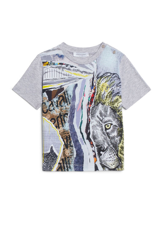 JU Street Collage print T-shirt MULTICOLOR IJT687-JFQ89