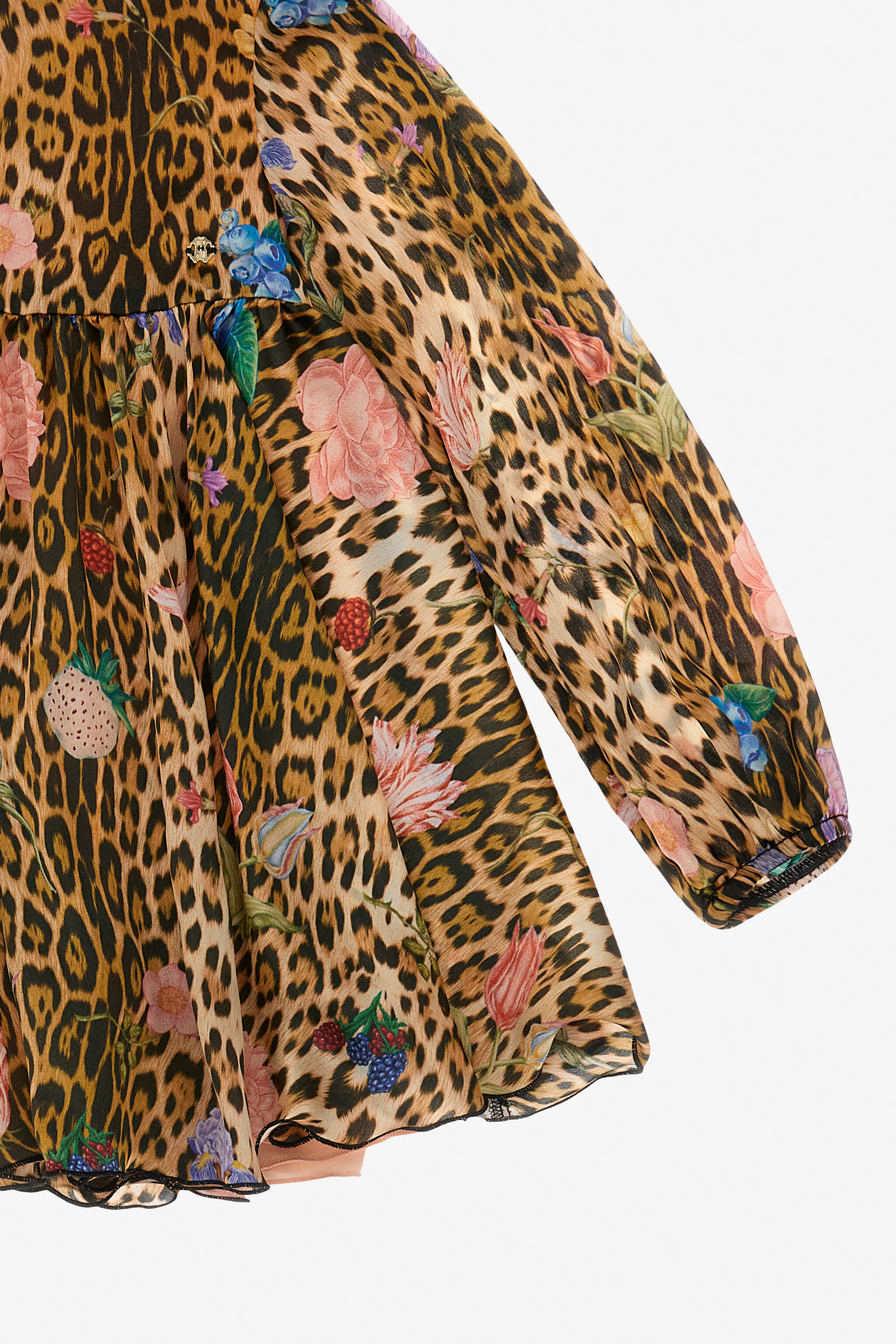 JU Leopard-print dress Light brown TJT104-2NM01