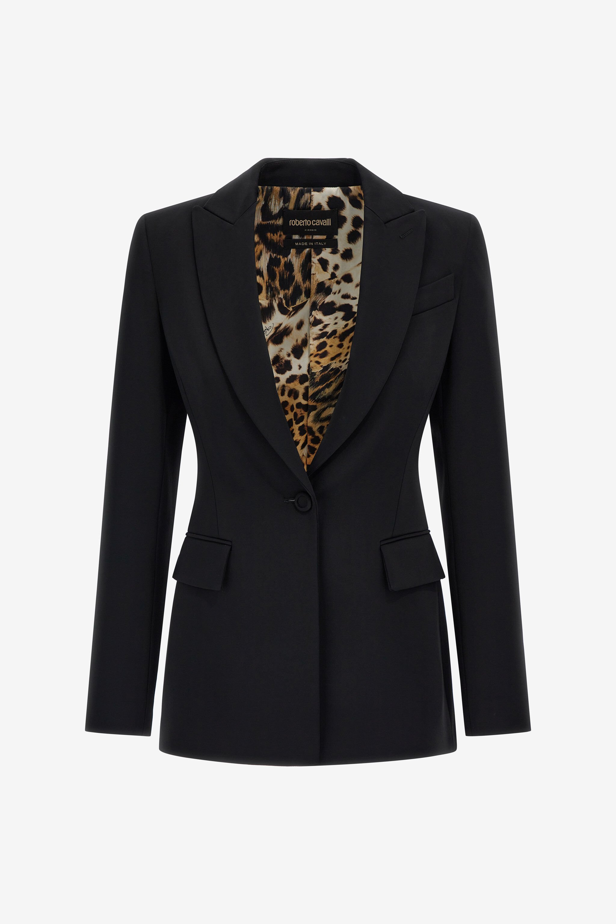 RC One button blazer Black SKT401-HR001