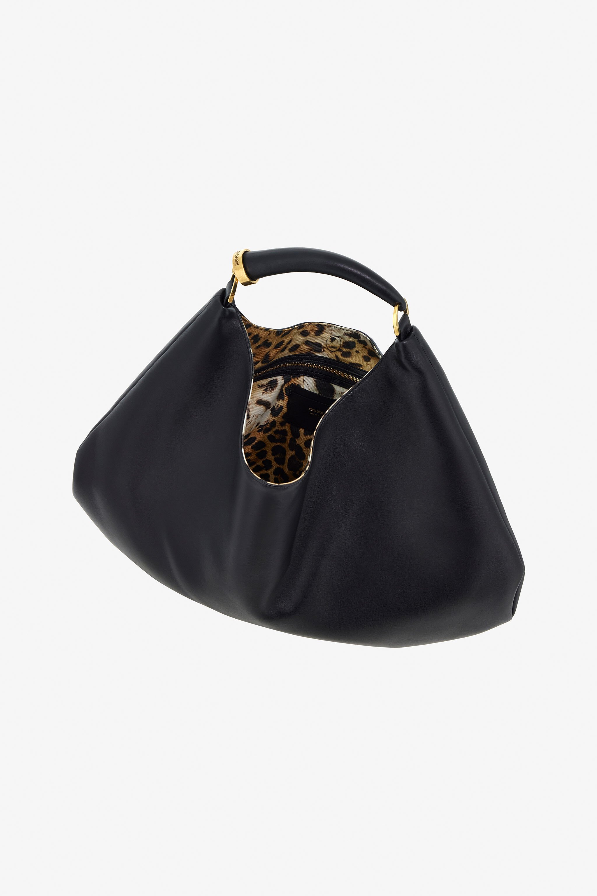 RC Hobo Bag with Fang Handle Black TKB006-PZM78