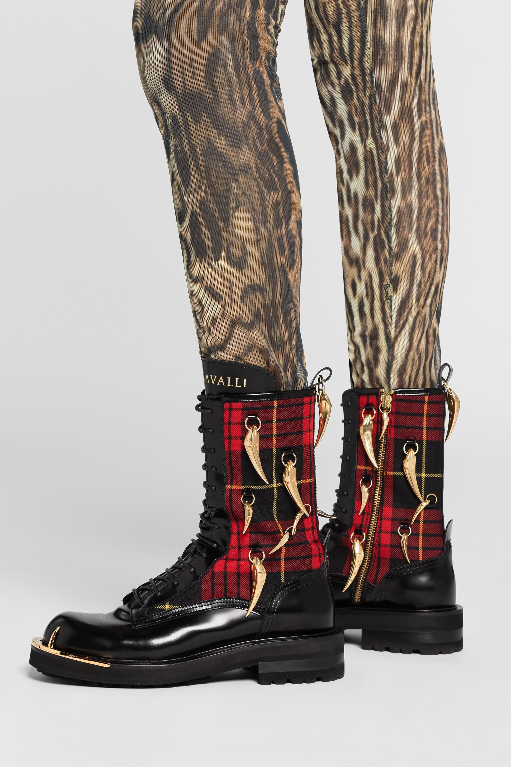 RC Ocelot-Print Sheer Leggings NATURALE/NATURALE PKT25J-RSE37