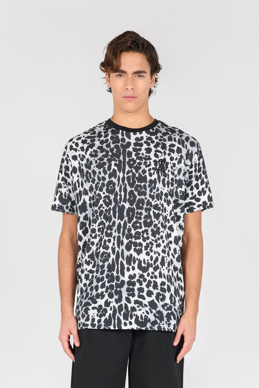 RC T-Shirt Mit Print Jaguar Skin WHITE/BLACK OOT60J-JFO63