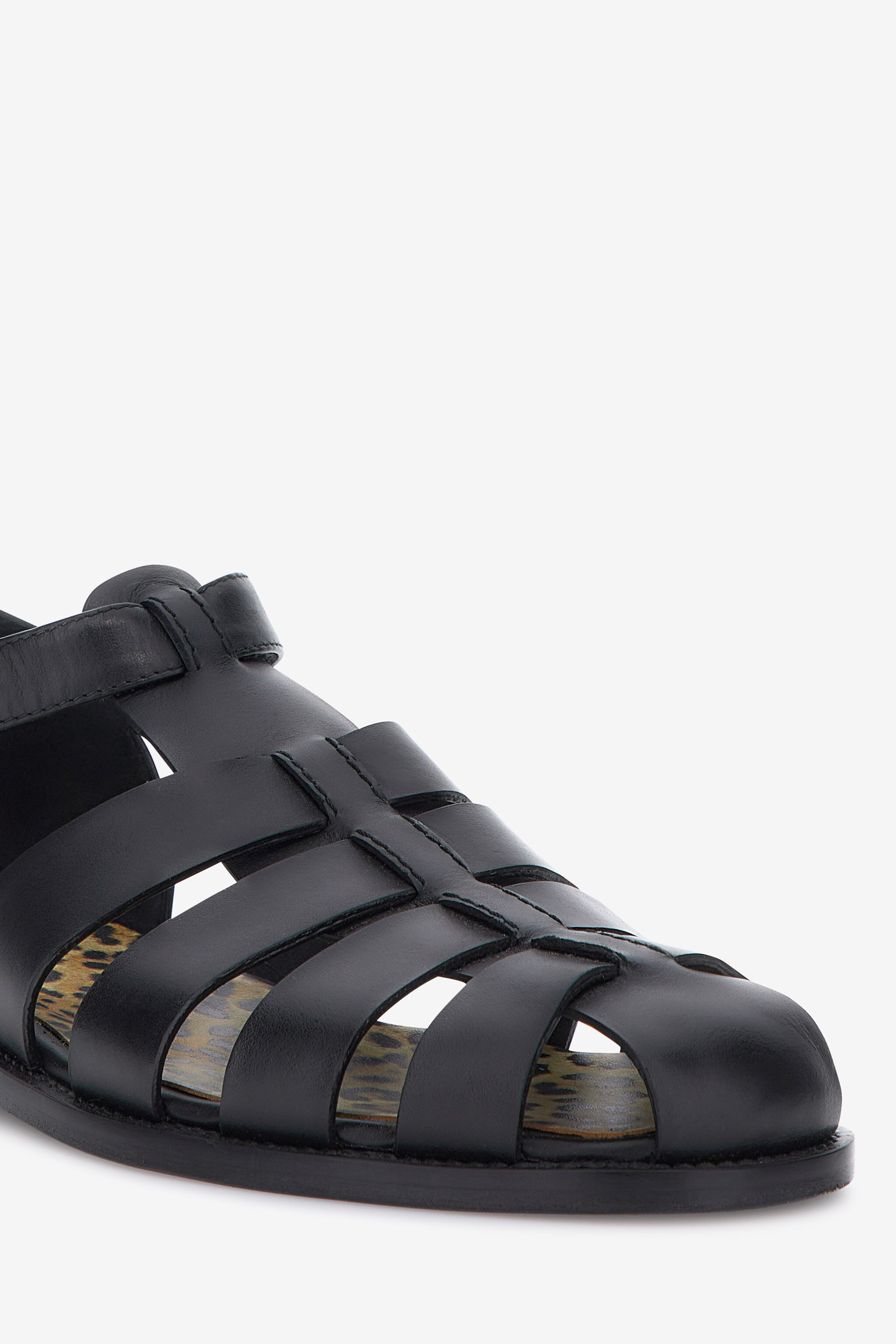 RC Flat sandals Black SRS026-PZA12