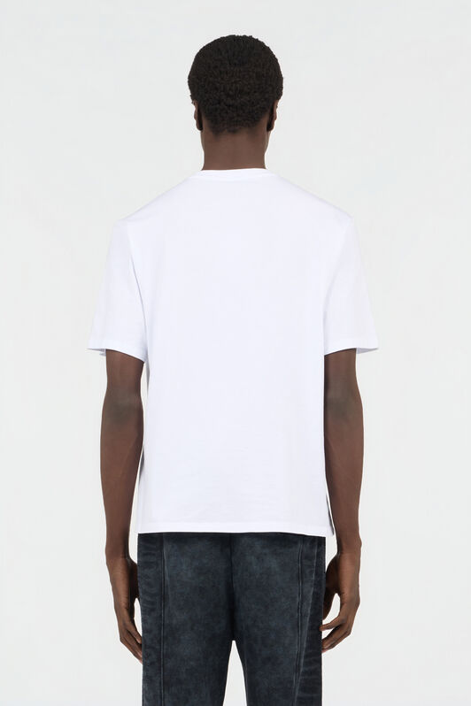 RC White T-shirt With Embroidered Logo WHITE SOT60C-JD001