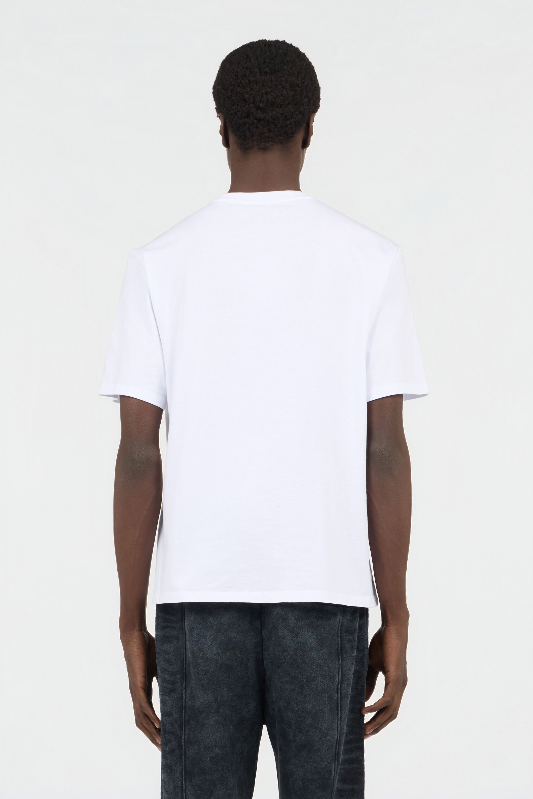 RC White T-shirt With Embroidered Logo WHITE SOT60C-JD001