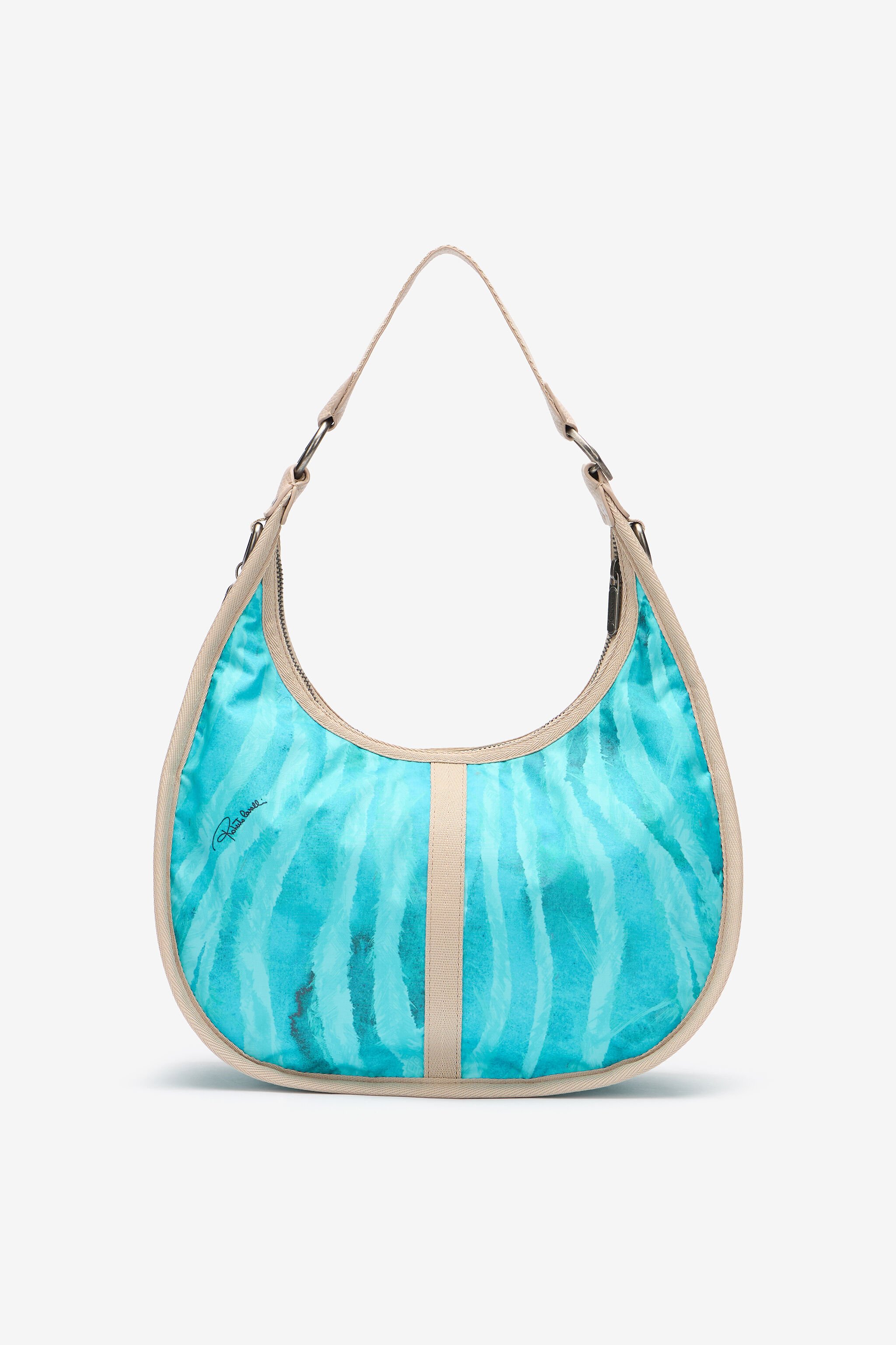 RC Medium Bologna Bag With Print Light blue ULL004-IL016