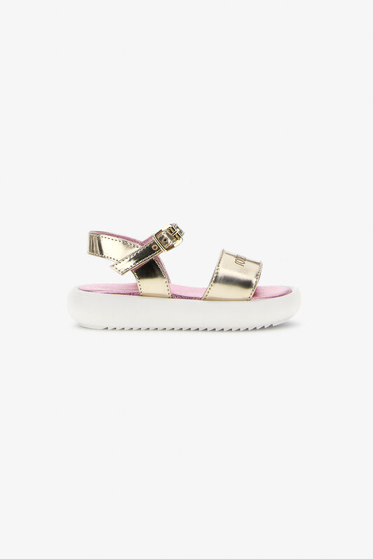 JU RC Logo Sandals PLATINUM/PINK SJS00A-AB076