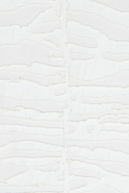RC Camiseta con textura motivo cebra Blanco URT62N-JD060