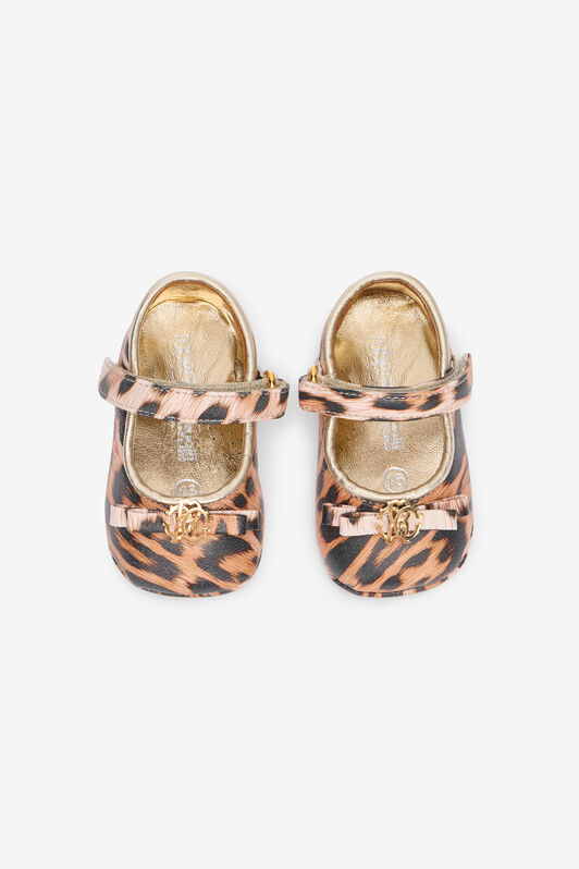 JU Ballerine Culla Stampa Jaguar Skin JU Ballerine Culla Stampa Jaguar Skin Marrone chiaro RJS01H-ZCJ01