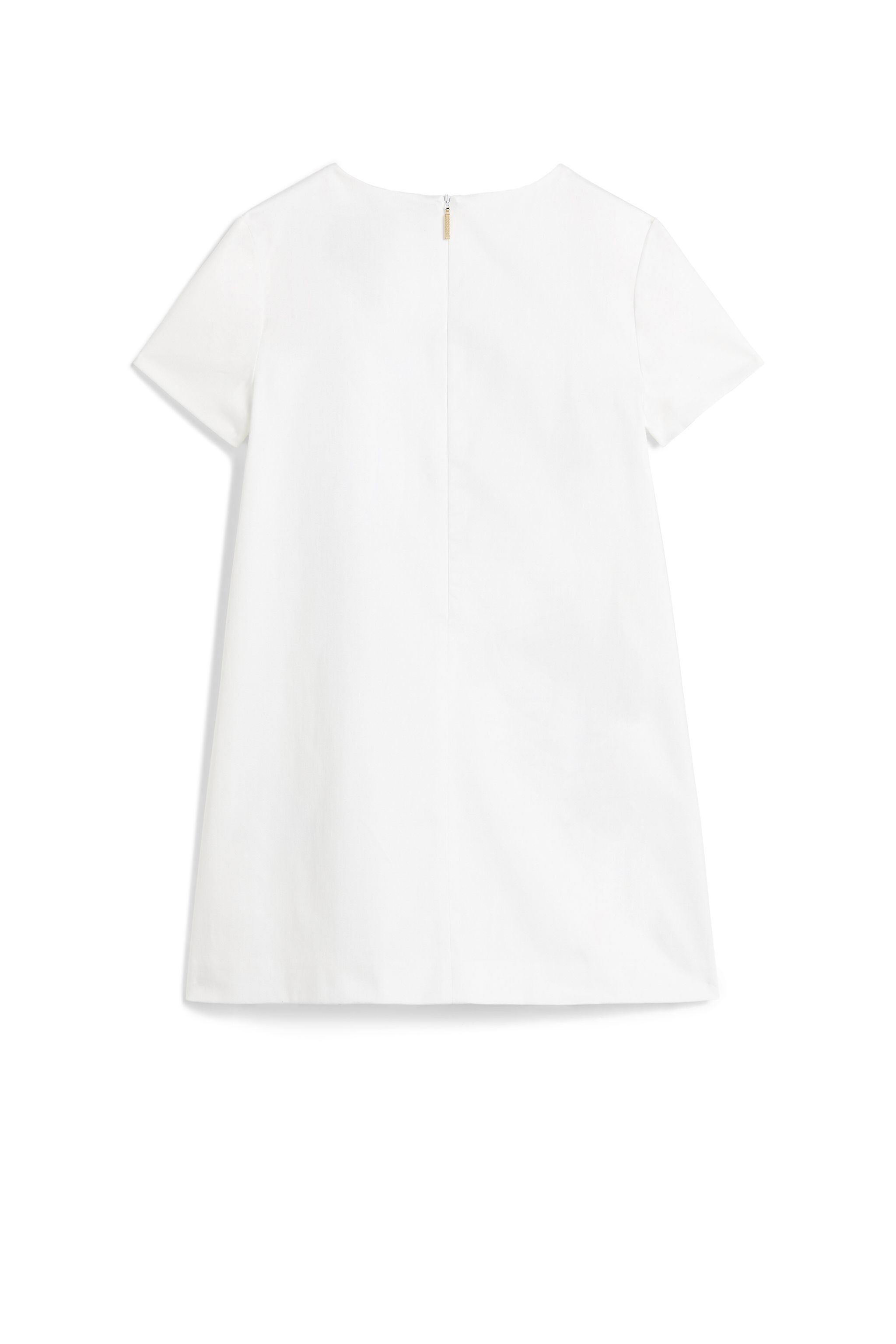 JU Floral-print T-shirt dress WHITE/BLUE MJT102-FXB69