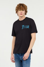 JC T-Shirt With Two-Tone Logo Black UFT057-UF077