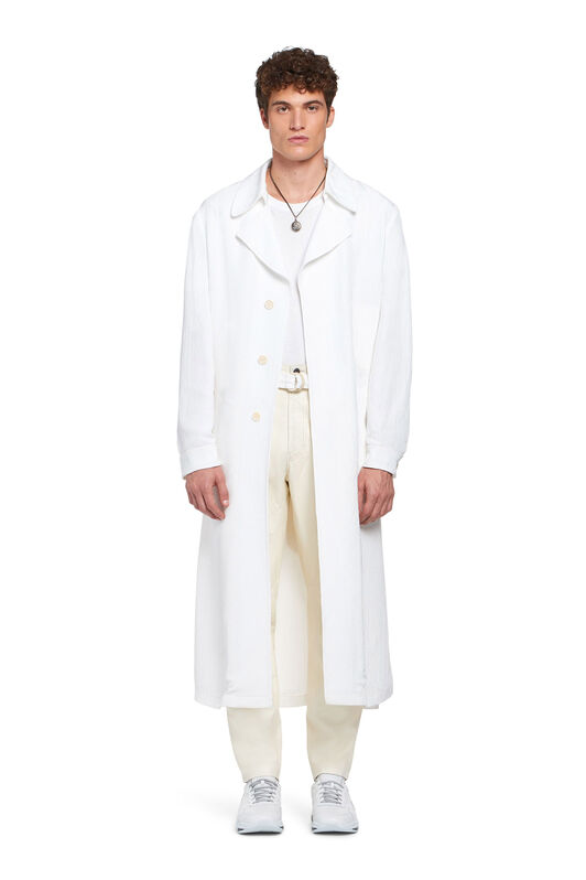 RC White nappa chino trousers WHITE IMP205-PN001