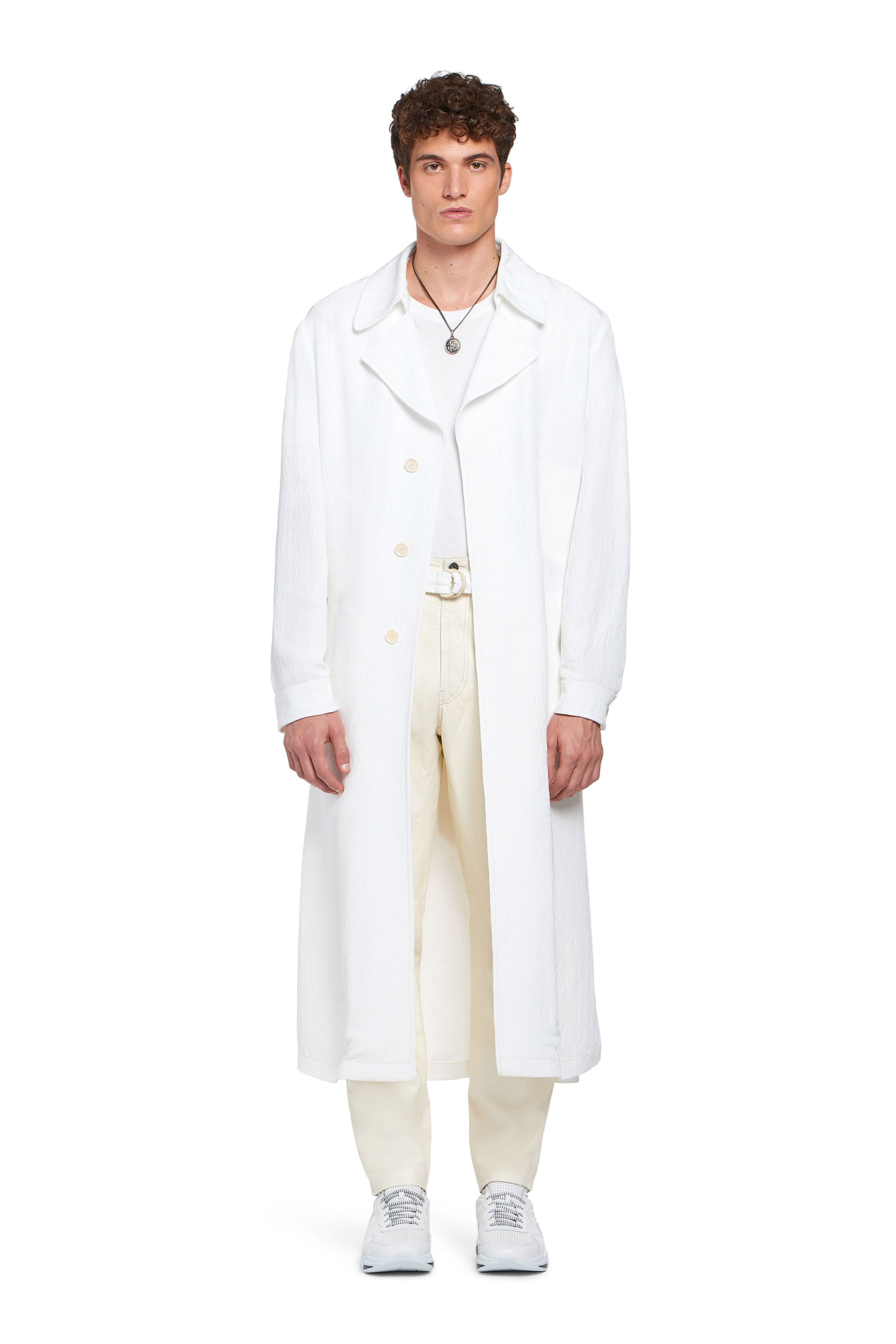 RC White nappa chino trousers WHITE IMP205-PN001