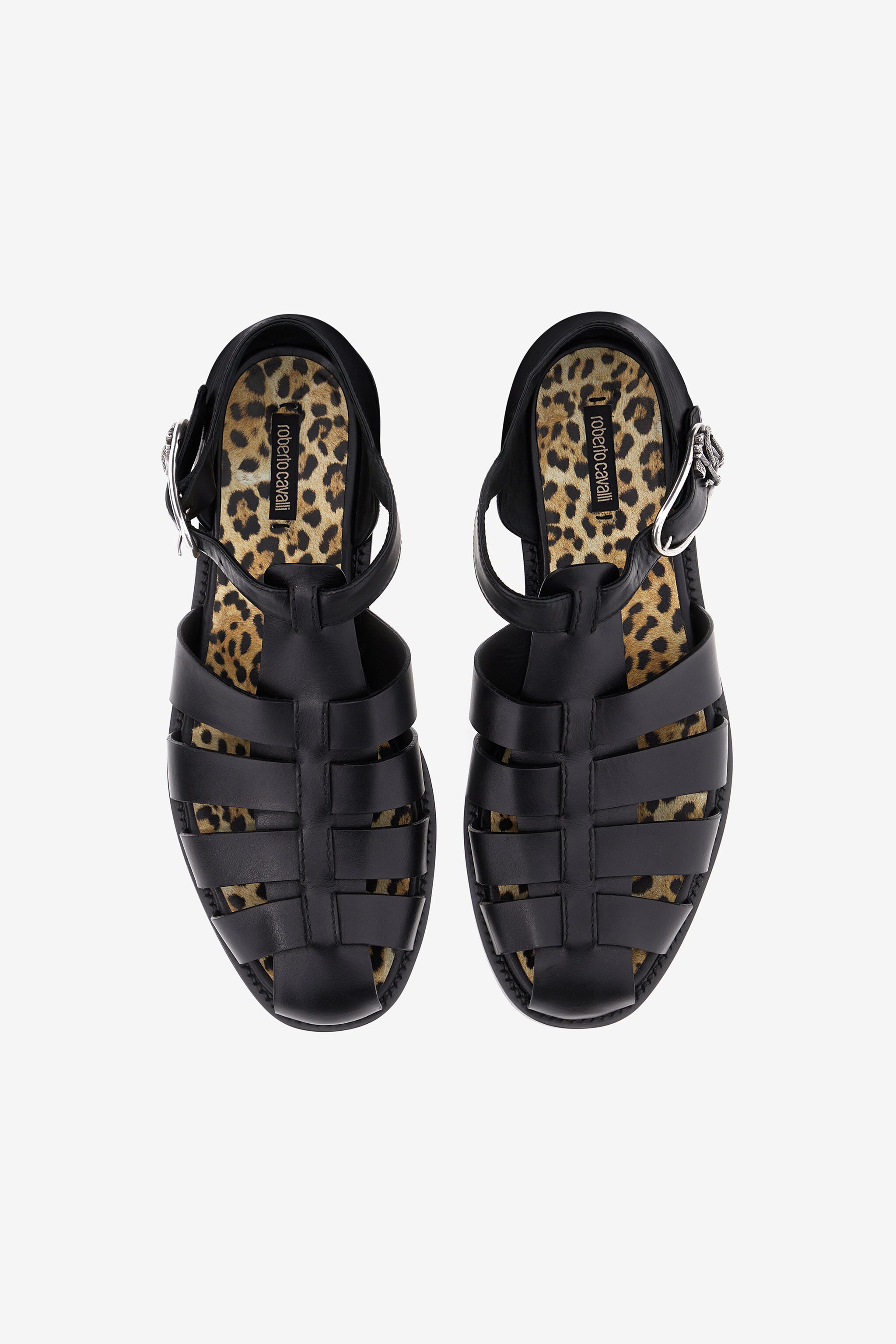 RC Flat sandals Black SRS026-PZA12