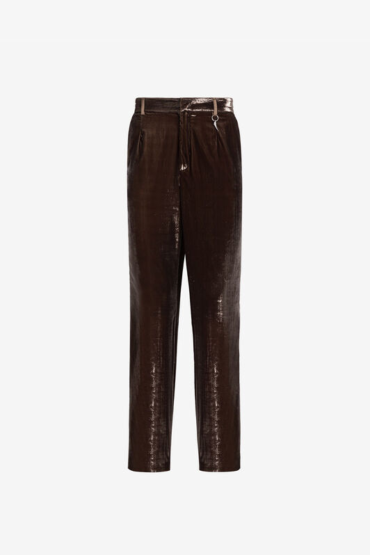 RC Tailored Straight-Leg Trousers Dark brown RRT211-8R010