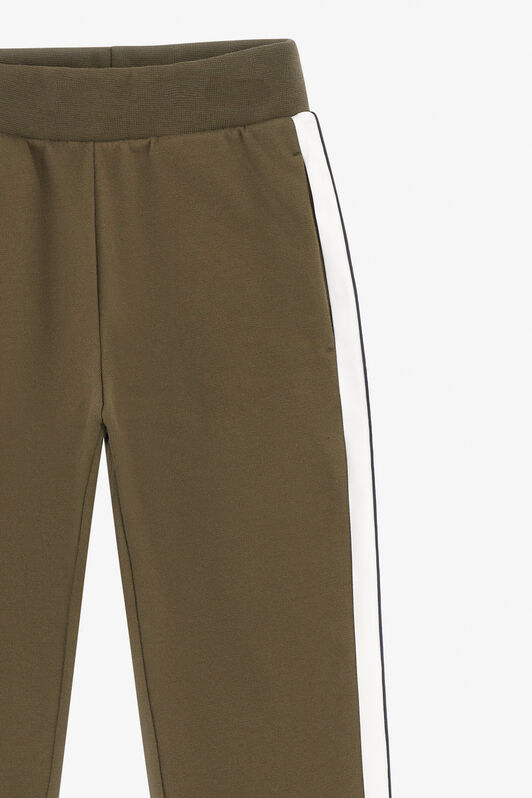 JU Sweatpants With Side Bands MILITARY GREEN TJT20E-CF050