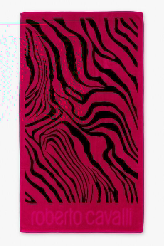 HO Strandtuch mit Zebra 2000-Print PINK UALH09-IH010