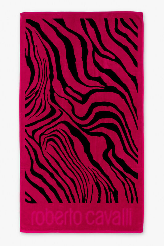 HO Strandtuch mit Zebra 2000-Print HO Strandtuch mit Zebra 2000-Print PINK UALH09-IH010