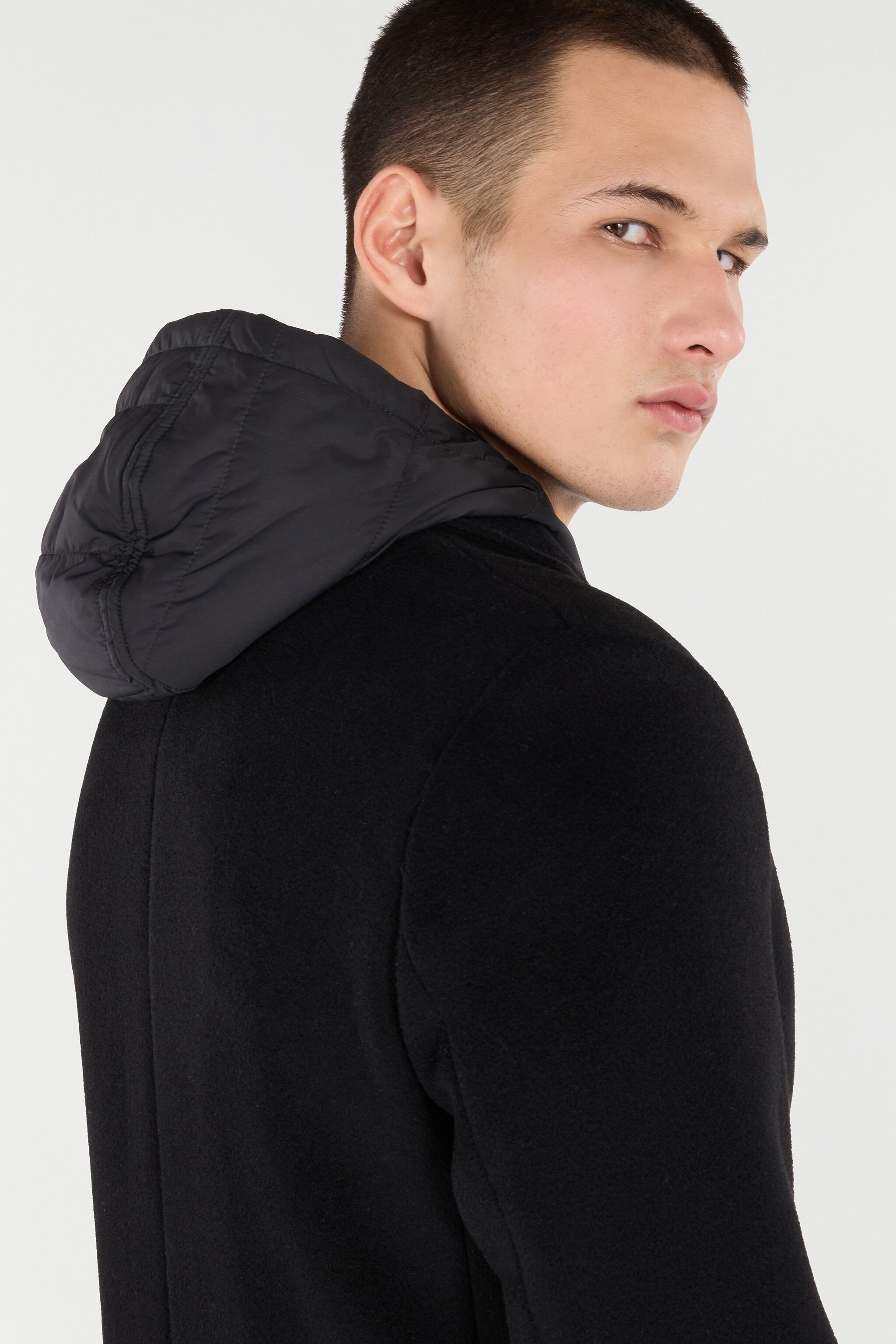RC Cappotto Con Inserto Imbottito BLACK OOT50D-WH016