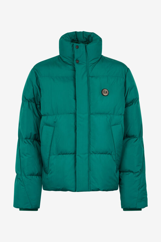 JC Puffer Jacket With JC Monogram JC Puffer Jacket With JC Monogram Green TFT067-TF091