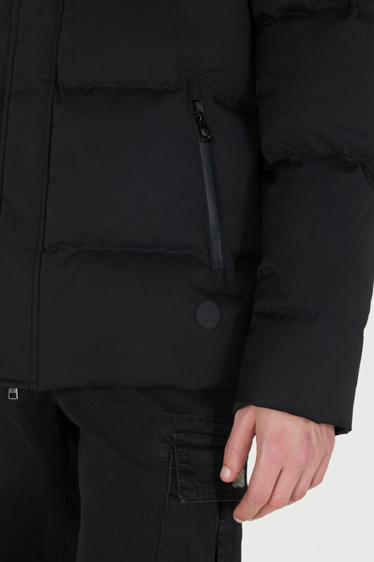 RC Chaqueta Acolchada Negra con Capucha Negro OOT40F-DJ001