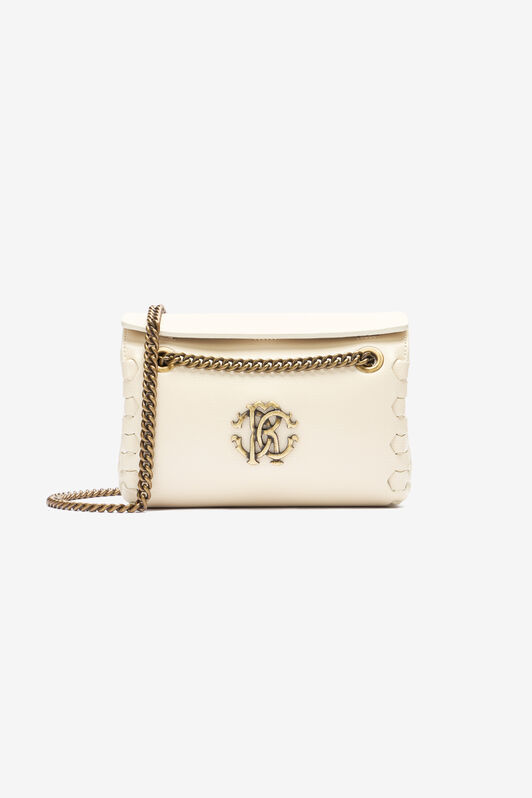 RC Sac à bandoulière avec logo RC Ivoire OOB00B-PZ015