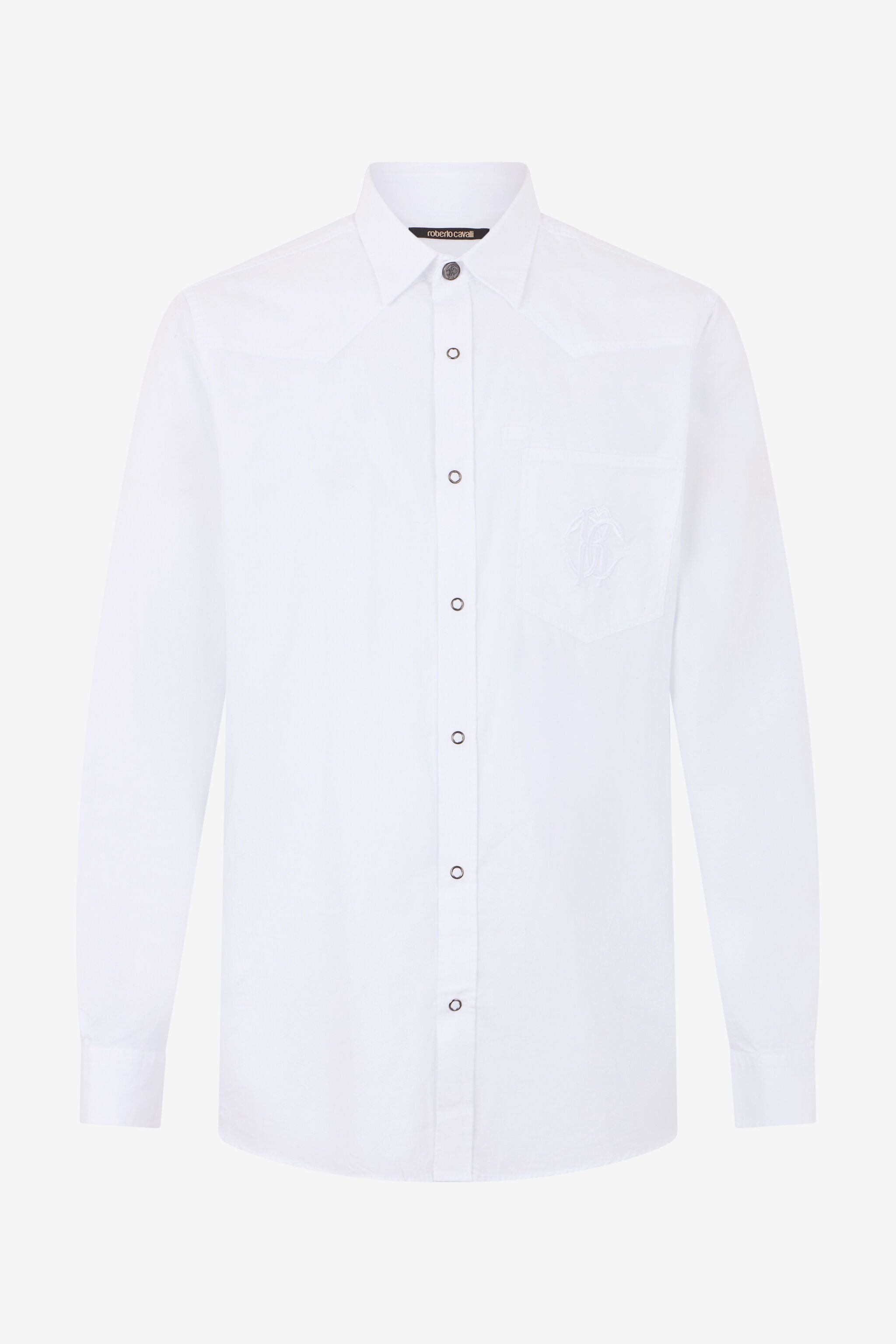 RC Camisa Blanca de Algodón con Monogram RC WHITE SOT70H-FN053