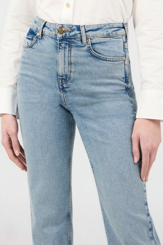 RC Vaqueros Acampanados Azul Claro Con Monogram RC DENIM SOJ20I-DL009