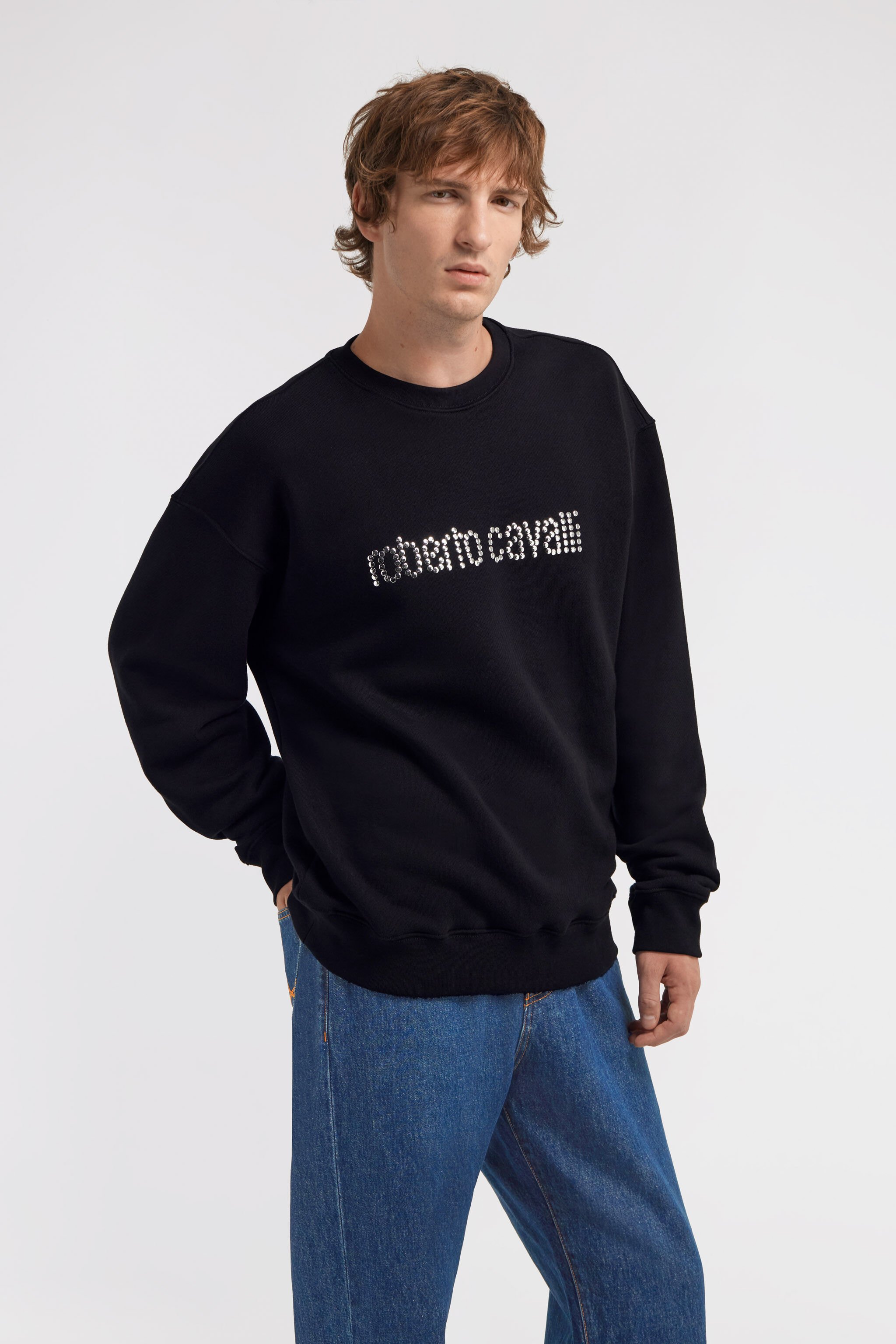 RC Sweatshirt mit Logo Schwarz TRT68F-CF050
