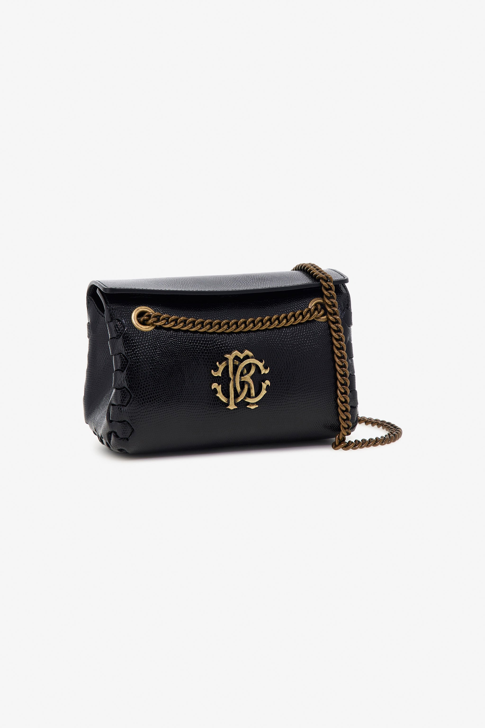 RC Borsa a tracolla con logo RC Nero OOB00B-PZ015