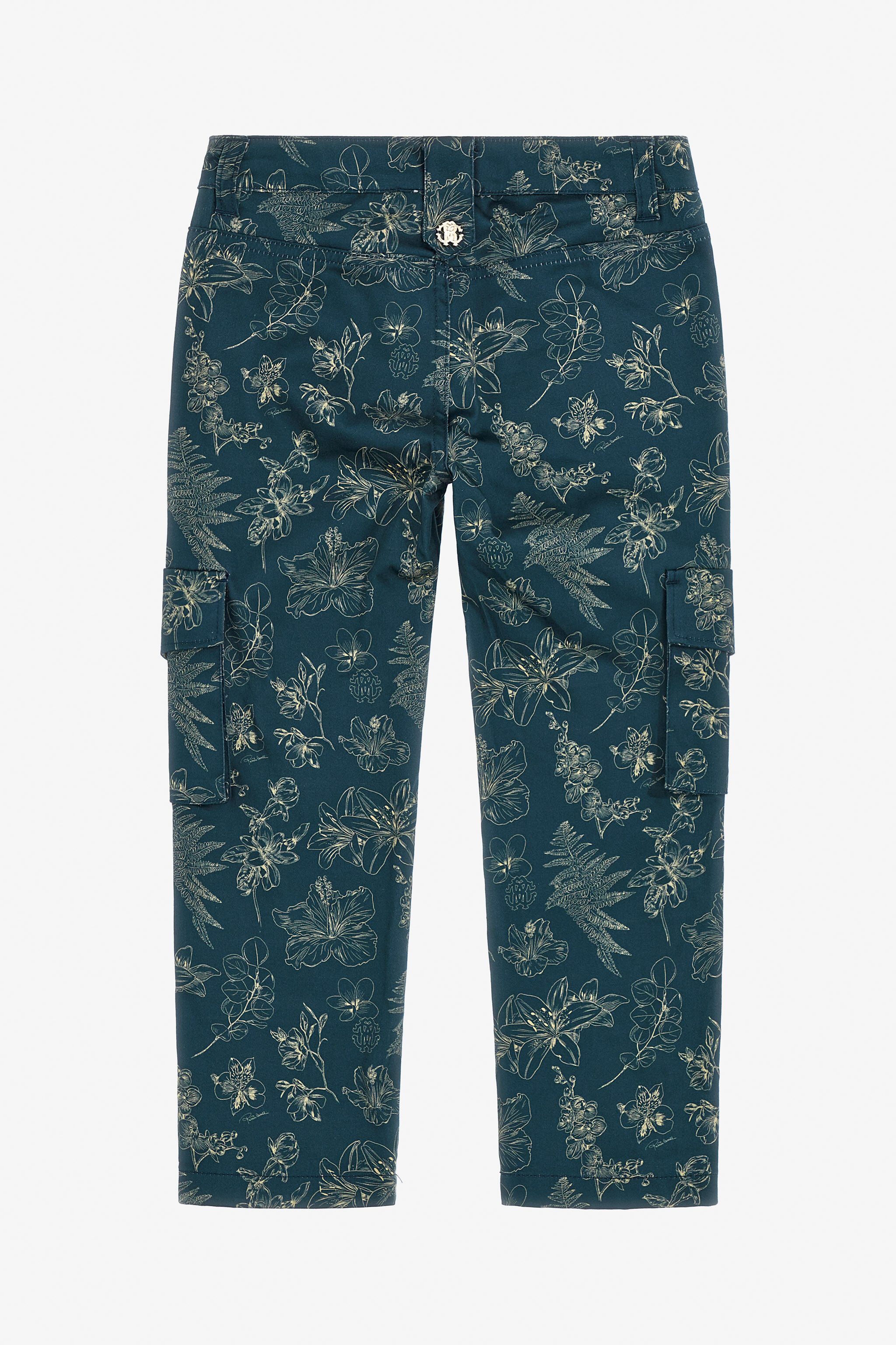 JU Danza Floreale print jeans BLUE TJT22O-6SM08