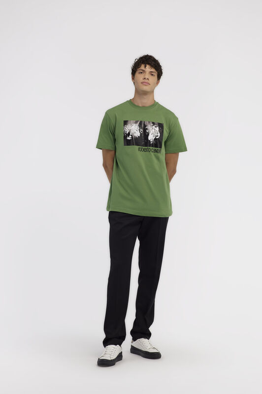 RC T-shirt with Jaguar logo and print RC T-shirt with Jaguar logo and print Green NOT60C-JD060