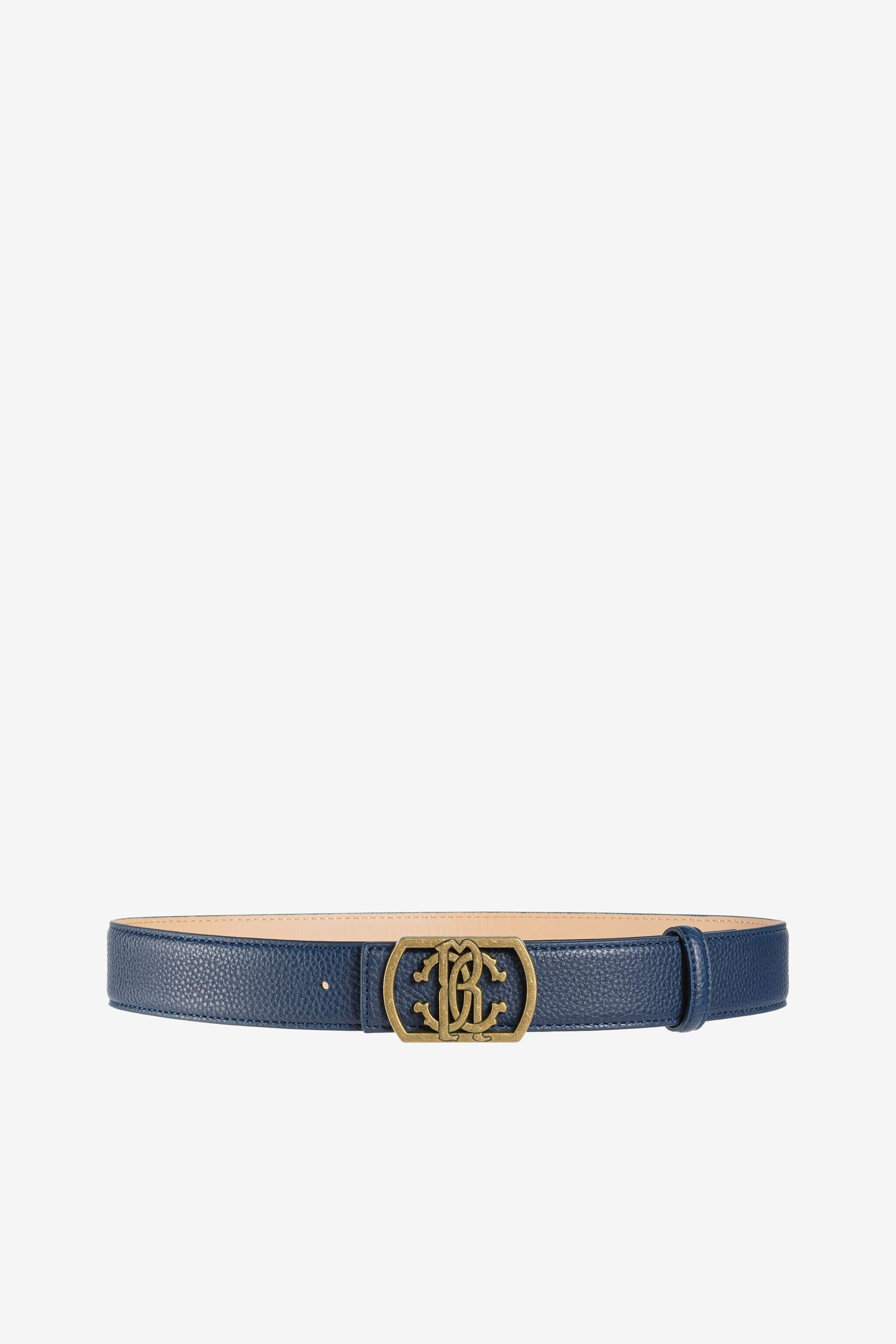 RC RC Monogram Belt Dark blue JSC001-AB001