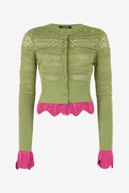 ${brand} Knit cardigan with contrast details ${colorDescription} ${masterID}