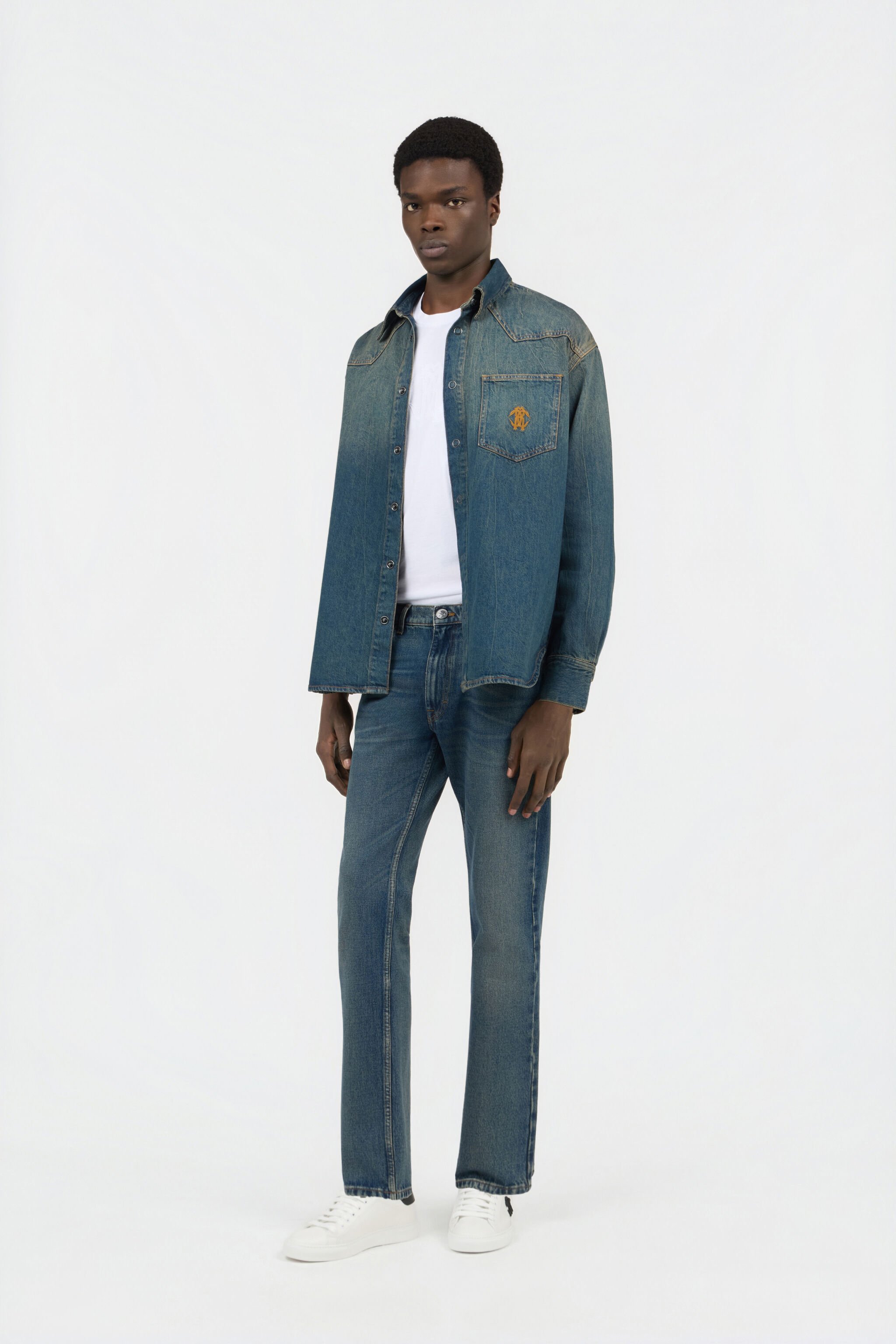 RC Blue Jeans with Monogram RC DARK BLUE SOJ20F-DLO10