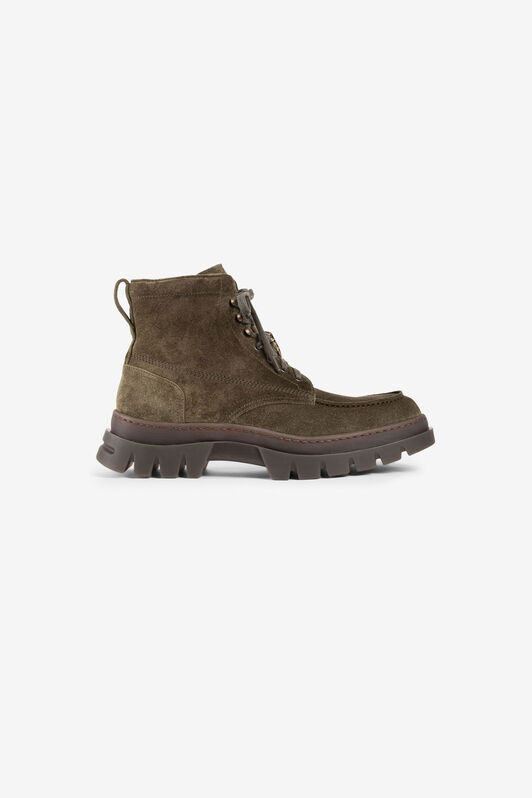 RC Stiefel aus Wildleder mit Tigerzahn ANETO PRS003-PZA95
