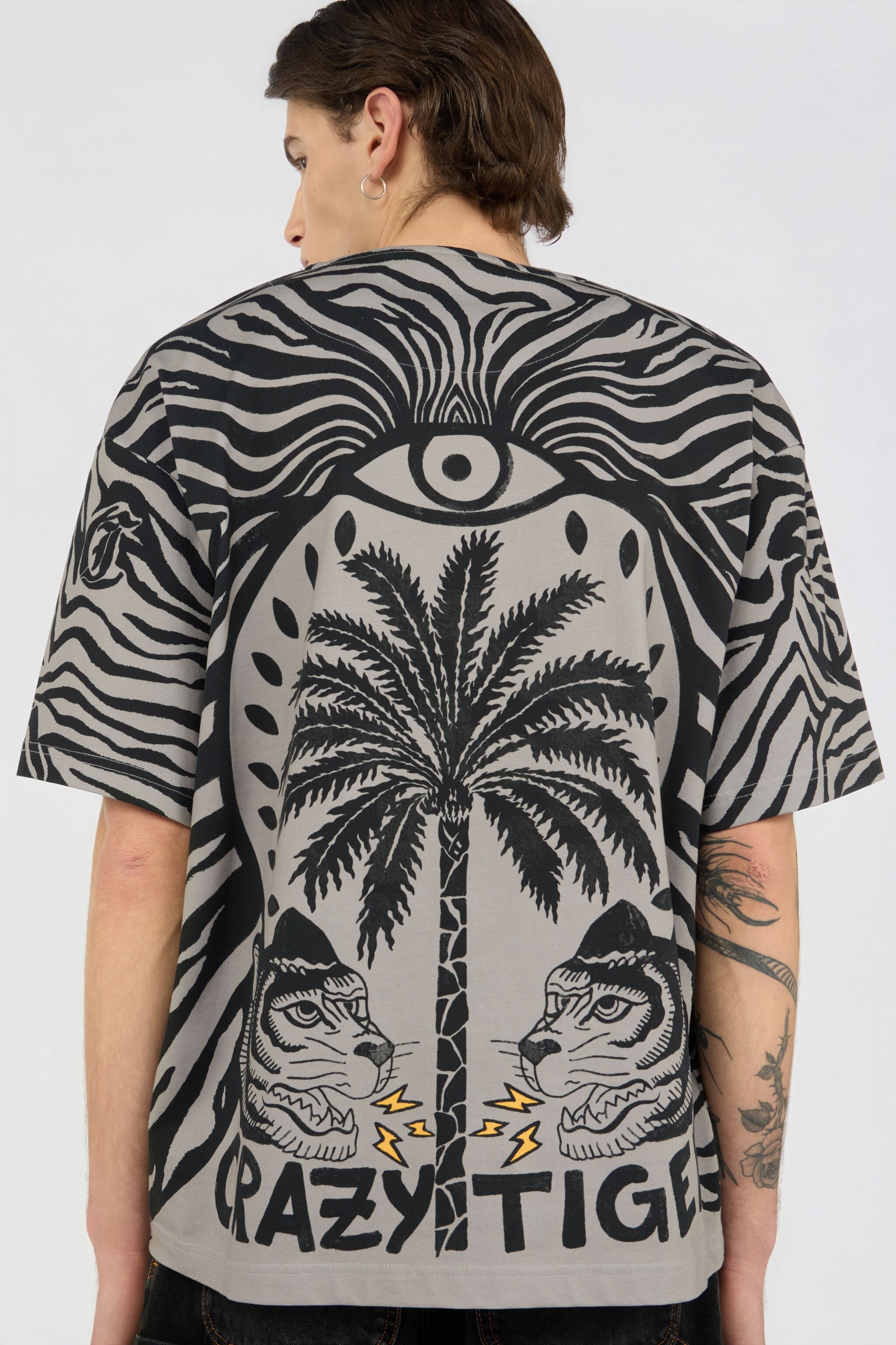 JC T-shirt Stampa Natural Barb Black JC T-shirt Stampa Natural Barb Black BLACK WFT056-WF086