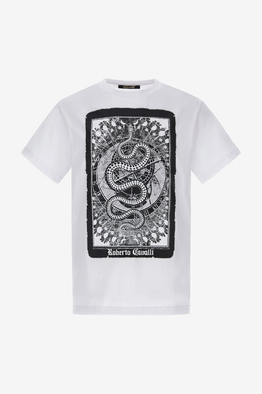 RC T-shirt with Snake print White NOT60F-JD060